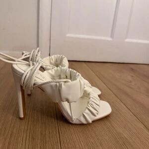Elegant White Women's Heels